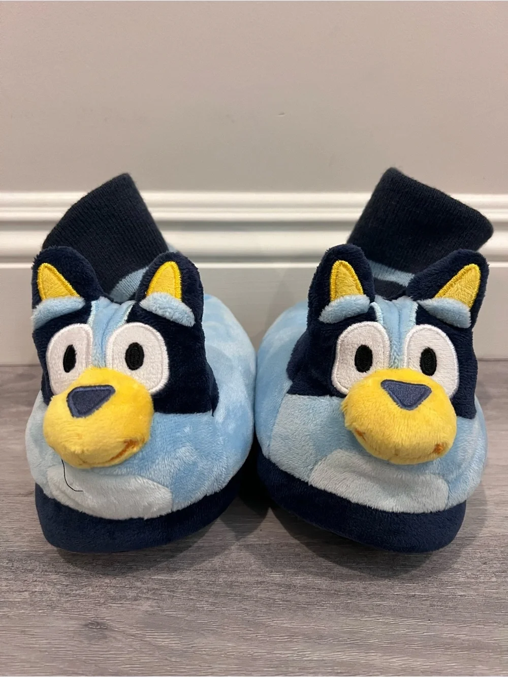 Kids Plush Bluey Slippers